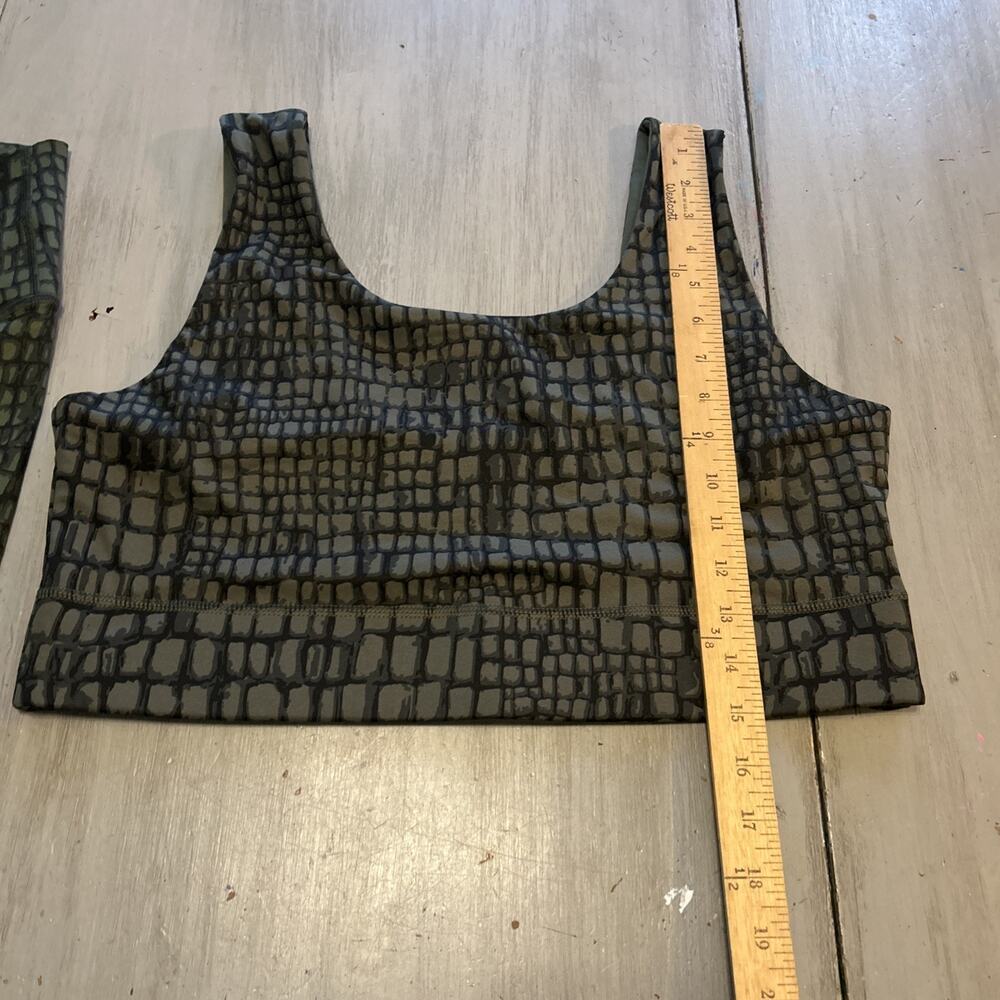 Fabletics Crocodile Green Powerhold High Waist Sh… - image 3